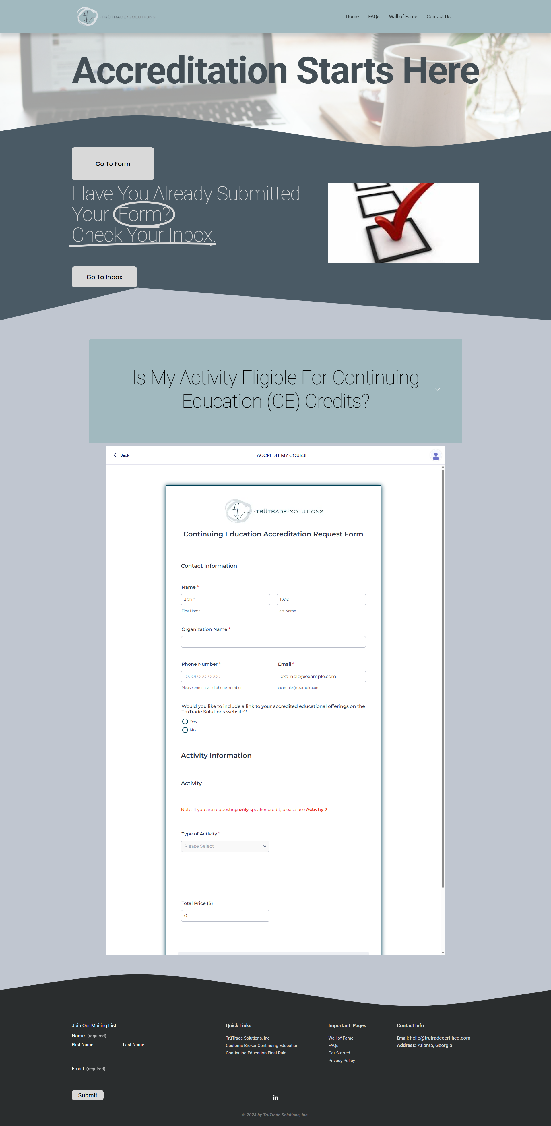 TruTrade Application Form